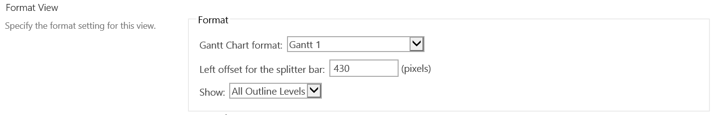 Bar styles in Project Center 4